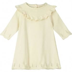 NEW ETTIE + H girls tressa dress in ivory knit